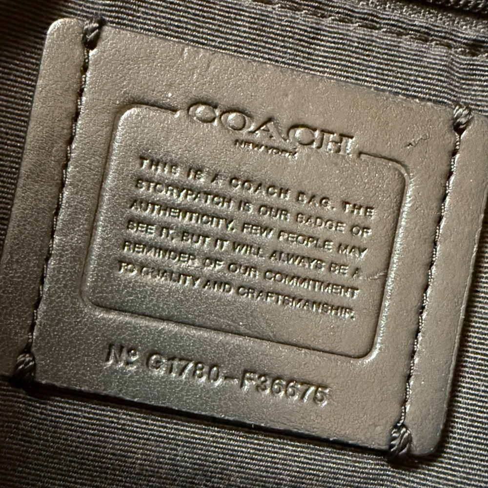 Coach Kelsey Satchel Black Pebble Leather Small Crossbody Top Handle Bag - Picture 10 of 10